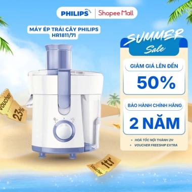 Máy ép trái cây Philips HR1.811/71 - Ép rau củ, hoa quả, chính hãng, 910.000₫