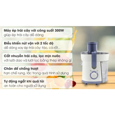 Máy ép trái cây Philips HR1.811/71 - Ép rau củ, hoa quả, chính hãng, 910.000₫
