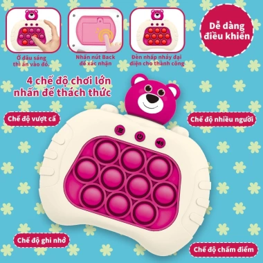 Máy Game Popit Tiếng Anh - Luyện mắt, tay, rèn trí thông minh, nhanh nhạy cho bé - 69.000 VND 5