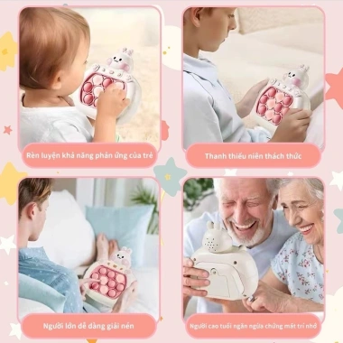 Máy Game Popit Tiếng Anh - Luyện mắt, tay, rèn trí thông minh, nhanh nhạy cho bé - 69.000 VND 6