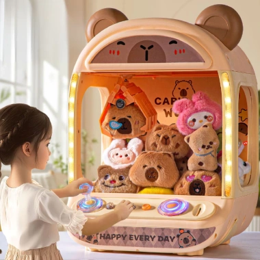 Máy Gắp Thú Bông Capybara Có Nhạc Đèn, Kèm Gấu Bóng Xu Quà Tặng Bé 529.000₫ 4