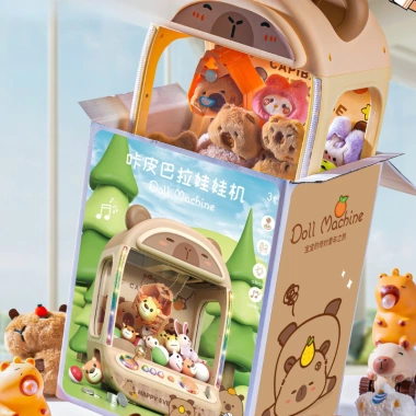 Máy Gắp Thú Bông Capybara Có Nhạc Đèn, Kèm Gấu Bóng Xu Quà Tặng Bé 529.000₫ 6