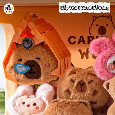 Máy gắp thú bông Capybara lớn, đèn nhạc, đếm thời gian - quà tặng bé, giá 539.000 VND 4 Máy gắp thú bông Capybara lớn, đèn nhạc, đếm thời gian - quà tặng bé, giá 539.000 VND 4
