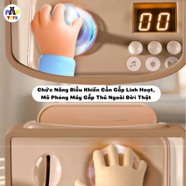 Máy gắp thú bông Capybara lớn, đèn nhạc, đếm thời gian - quà tặng bé, giá 539.000 VND