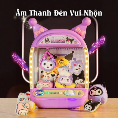 Máy Gắp Thú Bông Kuromi & Melody Kích Thước Lớn, Có Nhạc Đèn Bắt Mắt, Kèm Gấu Bóng Xu - Quà Tặng Ý Nghĩa Cho Bé 5
