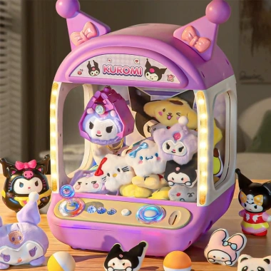 Máy Gắp Thú Bông Kuromi & Melody Kích Thước Lớn, Có Nhạc Đèn Bắt Mắt, Kèm Gấu Bóng Xu - Quà Tặng Ý Nghĩa Cho Bé 10
