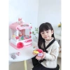 Máy gắp thú bông size đại có nhạc, đèn, kèm xu, bóng, gấu bông - Quà tặng bé 3