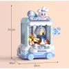 Máy gắp thú bông size đại có nhạc, đèn, kèm xu, bóng, gấu bông - Quà tặng bé 9