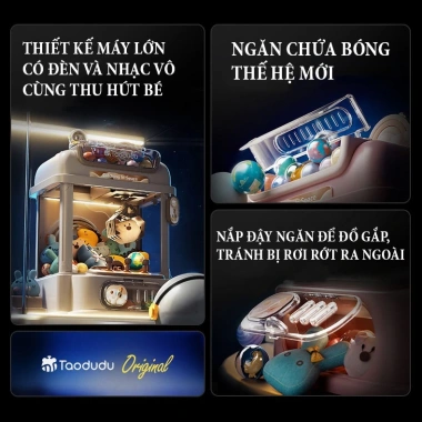 Máy Gắp Thú Bông Thỏ Phi Hành Gia Vũ Trụ – Nhạc, Đèn Sáng, Kèm Gấu & Bóng, Quà Tặng Bé 6 Máy Gắp Thú Bông Thỏ Phi Hành Gia Vũ Trụ – Nhạc, Đèn Sáng, Kèm Gấu & Bóng, Quà Tặng Bé 6