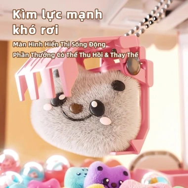 Máy Gắp Thú Vui Nhộn AYYKX - Giải Trí Nhạc Đèn, Gắp Thú Bông, Quà Tặng Trẻ Em
