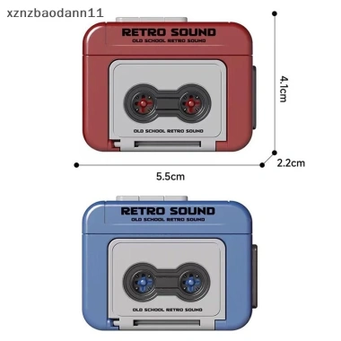 Máy ghi âm mặt dây chuyền di động XZNZMM với băng cassette, âm thanh nhỏ, đầu ghi cổ điển, giá ưu đãi 56,980₫ 9