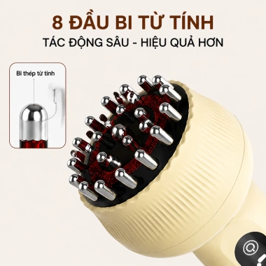 Máy giác hơi cầm tay bản nâng cấp 8 đầu massage, mát xa hồng ngoại, cạo gió kèm tặng tinh dầu - Giá 259.000₫ 3