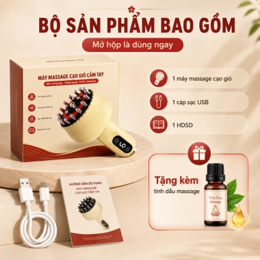 Máy giác hơi cầm tay bản nâng cấp 8 đầu massage, mát xa hồng ngoại, cạo gió kèm tặng tinh dầu - Giá 259.000₫ 7
