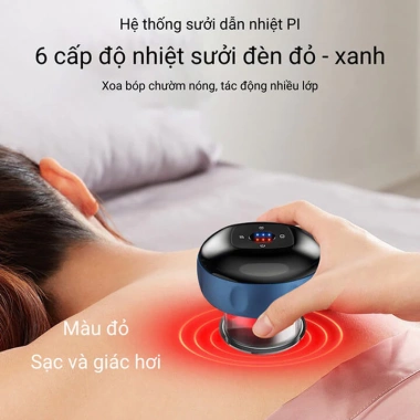 Máy giác hơi cạo gió điện mini cầm tay không dùng lửa, massage 6 cấp độ giảm đau, tăng tuần hoàn máu, 149.000₫ 2 Máy giác hơi cạo gió điện mini cầm tay không dùng lửa, massage 6 cấp độ giảm đau, tăng tuần hoàn máu, 149.000₫ 2