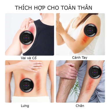 Máy giác hơi cạo gió điện mini cầm tay không dùng lửa, massage 6 cấp độ giảm đau, tăng tuần hoàn máu, 149.000₫