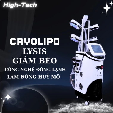 Máy Giảm Béo Cryolipolysis - Công Nghệ Lạnh An Toàn, Đánh Bay Mỡ Thừa, Giảm Cân Nhanh, Giá Ưu Đãi 45.5 Triệu