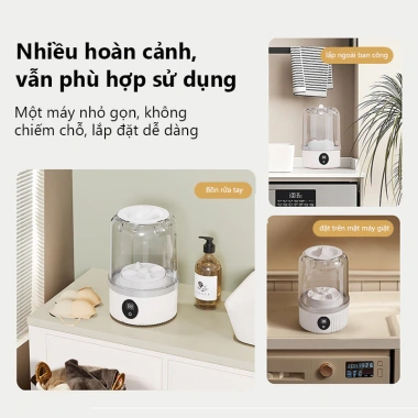 Máy Giặt 2in1 iiko - Giặt Đồ Lót và Đồ Bé, 2 Chế Độ Tự Động, Gấp Gọn Du lịch 8 Máy Giặt 2in1 iiko - Giặt Đồ Lót và Đồ Bé, 2 Chế Độ Tự Động, Gấp Gọn Du lịch 8