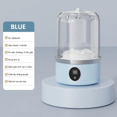 Máy Giặt 2in1 iiko - Giặt Đồ Lót và Đồ Bé, 2 Chế Độ Tự Động, Gấp Gọn Du lịch