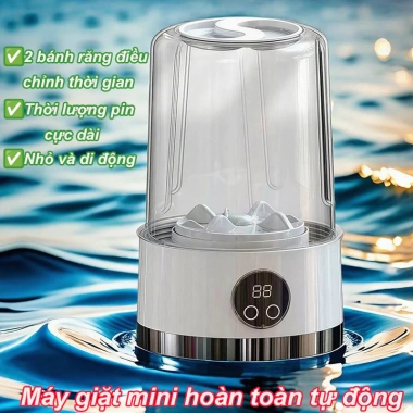 Máy Giặt Đồ Lót Bé Mini 2 Chế Độ, Gọn Nhỏ Dễ Mang, Tiện Lợi Du Lịch - Giá 294k