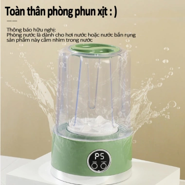 Máy Giặt Đồ Lót Bé Mini 2 Chế Độ, Gọn Nhỏ Dễ Mang, Tiện Lợi Du Lịch - Giá 294k