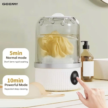 Máy giặt mini 2 chế độ tự động, gấp gọn tiện lợi, giặt đồ lót và quần áo bé, chỉ 275k