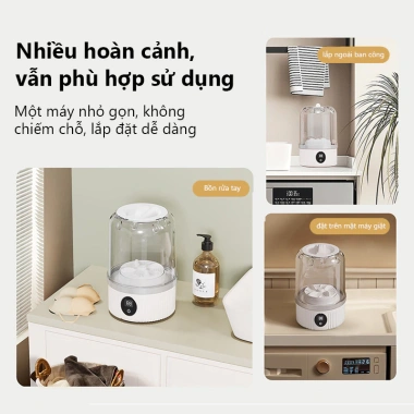 Máy giặt mini 2in1 iiko – giặt đồ lót & đồ bé, 2 chế độ tự động, gấp gọn du lịch, giá 268.000₫ 8 Máy giặt mini 2in1 iiko – giặt đồ lót & đồ bé, 2 chế độ tự động, gấp gọn du lịch, giá 268.000₫ 8