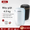 Máy Giặt Mini 4.5kg UV Tiêu Diệt Khuẩn, Xoáy Cực Mạnh, Tự Vắt Khô Đồ Lót Em Bé