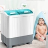 Máy giặt mini 6kg 2 lồng vắt riêng biệt bán tự động - Giá siêu giảm 2.150.000đ
