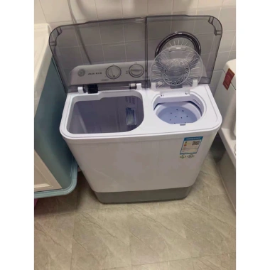 Máy giặt mini 6kg 2 lồng vắt riêng biệt bán tự động - Giá siêu giảm 2.150.000đ