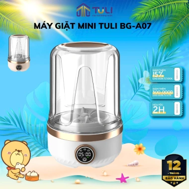 Máy Giặt Mini Đồ Bé BG-A07 3 Chế Độ Tự Động, Nhỏ Gọn Mang Theo, Bảo Hành 12 Th, 433.000₫