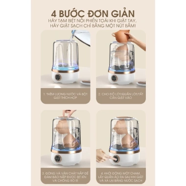 Máy Giặt Mini Đồ Bé BG-A07 3 Chế Độ Tự Động, Nhỏ Gọn Mang Theo, Bảo Hành 12 Th, 433.000₫
