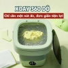 Máy giặt mini gấp gọn, tự vắt khử khuẩn, giặt đồ lót, tất, quần áo tiện lợi - Giá 299.000đ 2