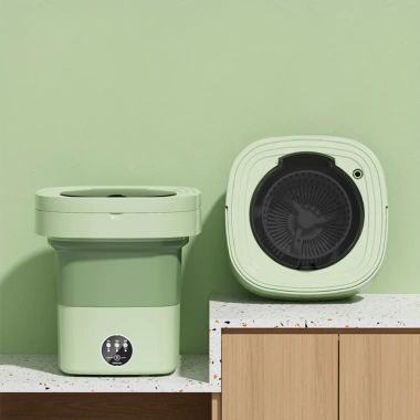 Máy giặt mini gấp gọn, tự vắt khử khuẩn, giặt đồ lót, tất, quần áo tiện lợi - Giá 299.000đ
