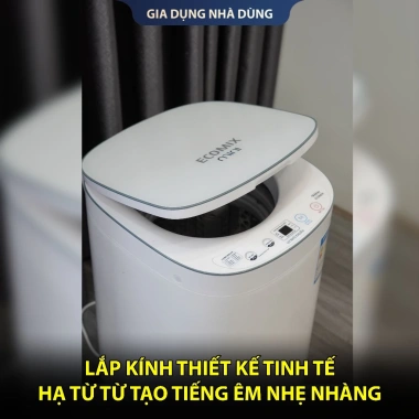 Máy giặt mini GHM hẹn giờ, vắt sấy khô ECOMIX khử khuẩn tự động 100% - bảo hành 6 năm