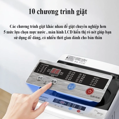 Máy giặt mini tự động 3-6kg - Giặt đồ trẻ em, sinh viên, gia đình, 2,249,000đ