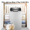 Máy giặt mini tự động 3.5kg SAKURA kháng khuẩn UV cho gia đình 3-5 người tiết kiệm không gian giá ưu đãi 2.2 triệu 8