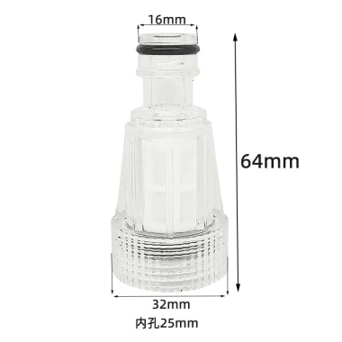 Máy giặt ô tô áp lực cao DEYQ - Đầu vào nước, lưới nhựa trong suốt, núm vú 6 điểm, giá 94.395₫