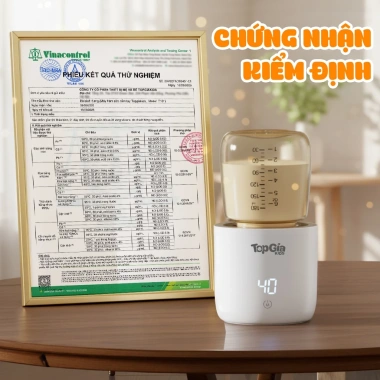 Máy hâm sữa mini cầm tay cao cấp M3-04/T1-01 TopGiaKids, kèm 4 cổ nối, chỉ 829k 3