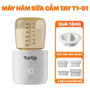 Máy hâm sữa mini cầm tay cao cấp M3-04/T1-01 TopGiaKids, kèm 4 cổ nối, chỉ 829k 10