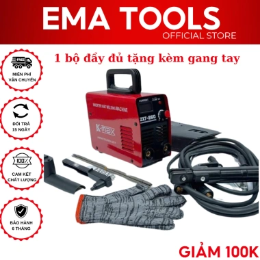 Máy Hàn Điện Tử K-MAX 250A, Bảo Hành 12 Tháng, Que 2.5 & 3.2 ly, Giá 740.000₫