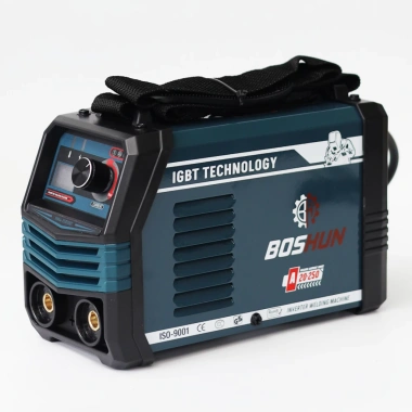 Máy hàn điện tử mini BOSHUN MMA-250IGBT - 3KV x 220V, lõi đồng, hàn que 1.6-3.2mm, giá 867.000₫