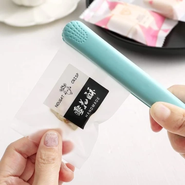 Máy hàn miệng túi gợn sóng mini - Hàn phẳng, duỗi nhanh, thích hợp cho kẹo Nougat, bánh quy & Trung Thu, chỉ 48.000₫ 4