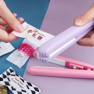 Máy hàn miệng túi gợn sóng mini - Hàn phẳng, duỗi nhanh, thích hợp cho kẹo Nougat, bánh quy & Trung Thu, chỉ 48.000₫ 7