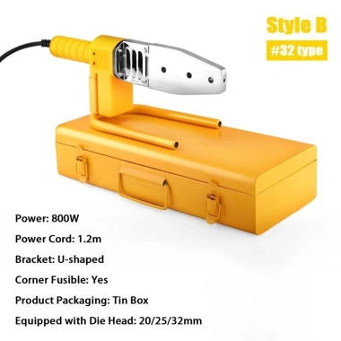 Máy hàn ống nhiệt PPR 20-63mm 3 lỗ 6 đầu 1.000W - Giá 55.000đ, chất lượng bền