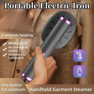 Máy hấp cầm tay HOMEIN USB, máy ủi hơi nước mini đa năng di động du lịch 7