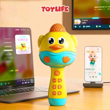 Máy hát trẻ em micro gà con Karaoke di động cho bé, giảm giá 175k