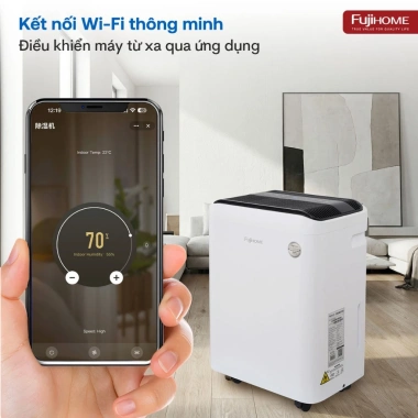 Máy hút ẩm block 35L nhập khẩu FUJIHOME DH35W-HEPA - 35 lít/ngày, lọc không khí bụi mịn, giảm giá 22% 9