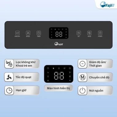 Máy hút ẩm Fujie HM-916ED 16L/ngày