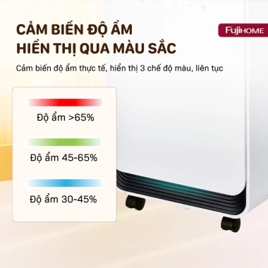 Máy hút ẩm FUJIHOME DH.10 10L/ngày và lọc không khí Ionizer - Giá ưu đãi 3.016.000 VND 3