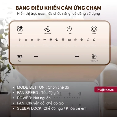 Máy hút ẩm FUJIHOME DH.10 10L/ngày và lọc không khí Ionizer - Giá ưu đãi 3.016.000 VND 6